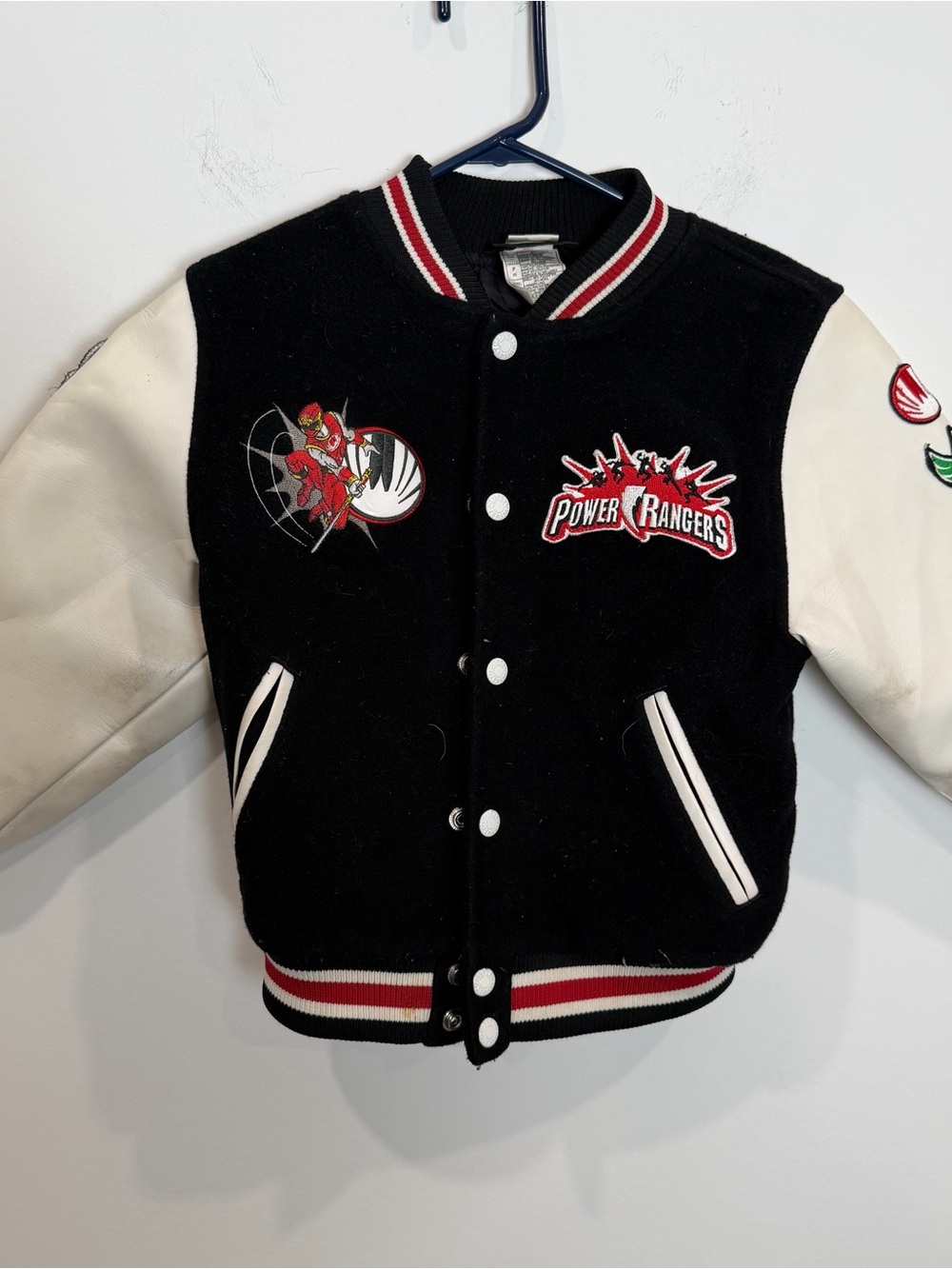 Rare Vintage  Power Rangers Ninja Storm Red Ranger Varsity Jacket